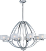 E22806-09PC Mid. Chandeliers-Drum Shades - 615472 - Capital Lighting, Inc.