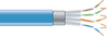 CAT6 250MHz Stranded Bulk Cable Sc/FTP CMR Blue - EVNSL0272BL-1000 - Black Box