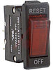 Circuit Breaker;Therm;Rocker;Cur-Rtg 10A;Panel;1 Pole;Vol-Rtg 125VAC;W51 Series - 70198551 - Allied Electronics, Inc.