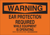 Brady B-401 Polystyrene Rectangle Orange Machine & Equipment Sign - 14 in Width x 10 in Height - 128980 - 754473-77894 - R. S. Hughes Company, Inc.