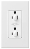 Duplex/Single Receptacle - NTR-15-DDTR-WH - Lutron Electronics Co., Inc.