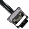 Pre-wired Female Rectangular Receptacles, 6 Pole, Single Latch, 14 awg, 2M - IRCL-06NF-140-020 - Mencom Corporation