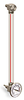 Nylon Liquid Level Gage with Dial Thermometer, 11” Centerline, Front Mount 1/2”-20 - B3642-21100BA1W - Oil-Rite Corp.