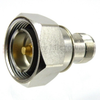 7/16 DIN Male (Plug) to SC Female (Jack) Adapter, Nickel Plated Brass Body, High Temp, 1.25 VSWR -- SM4647 - Image