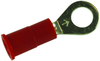 Terminal, Ring Tongue, #10, Crimp, Red; Stud Size - Metric 3M - 95C2826 - Newark, An Avnet Company