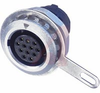 Female Receptacle Panel Mount, Solder Contacts - 70088390 - Allied Electronics, Inc.