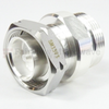 7/16 DIN Male (Plug) to 7/16 DIN Female (Jack) Adapter, Sliver Plated Brass Body, 1.15 VSWR - SM3393 - Fairview Microwave Inc.