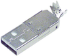 Usb Type A Connector, Plug, Solder; No. Of Contacts L-Com - 28M7972 - Newark, An Avnet Company