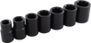 7 Pieces 8 pt Standard SAE Double Square Impact Socket Set - 35057 - Gray Tools Canada Inc.