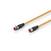 ZK2000-6162-7xxx | Sensor cable, PP, 4 x 0.25 mm², fixed installation, food & beverage -  - Beckhoff Automation LLC