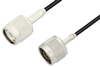 N Male to TNC Male Cable 36 Inch Length Using RG174 Coax - PE34272-36 - Pasternack