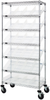 Cart W/ Bin, 7Shelves, 24Bins, Clr; No. Of Bins Quantum Storage - 42AC5065 - Newark, An Avnet Company