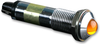 Led Panel Mount Indicator, Yellow, 9.3 Mm, 12 Vdc, 15 Ma, 90 Mcd, Ip66 Rohs Compliant Dialight - 93K4700 - Newark, An Avnet Company