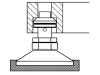 Swivel load foot for HLCB up to 1.76t - 1-HLCB/ZFP/1.76T - Hottinger Bruel and Kjaer UK Ltd.
