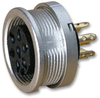 Din Audio / Video Connector, Socket, 7, Panel Mount, Plastic Body, Silver Plated Contacts Rohs Compliant Lumberg - 97K2676 - Newark, An Avnet Company