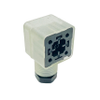 GDM Standard DIN Standard Field Attachable Connector: Form A, 3-pin (2+1PE; PE across cable outlet), transparent housing, screw type, PG11; with recovery diode and yellow LED, 48 V DC, 10 A - GDM21FB-D24 - Belden Inc.