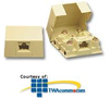 ICC Surface Mount Jack - 8 Position 4 Conductor with.. - IC635DS4 - TelephoneStuff.com