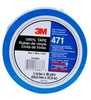 3M 471 Blue Marking Tape - 2 in Width x 36 yd Length - 5.2 mil Thick - 68863 - 051115-68863 - R. S. Hughes Company, Inc.