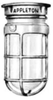 Vaporproof Incandescent Fixture with Globe - JB10-M - Appleton Electric