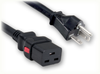 NEMA 5-20P to IEC-60320-C19 AUTO-LOCK HOME // Power Cords // High Voltage Power Cords // Straight Blade Power Cords -- 5052.098AL - Image