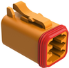 Automotive Housing, Plug, 6Pos, 13A, Org; Product Range Amphenol Sine/tuchel - 36AJ7974 - Newark, An Avnet Company