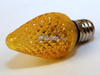 0.35 Watt, 120 Volt C7 Yellow LED Holiday Bulb -- B770172 - Image