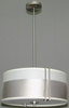 LS-19474SS/WHT Pendants-Drum Shade - 668635 - Capital Lighting, Inc.