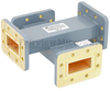 20 dB WR-137 Waveguide Crossguide Coupler with CPR-137G Flange from 5.85 GHz to 8.2 GHz in Copper Alloy -- FMWCP1075 - Image