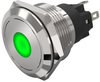 Panel Indicator, Green, 110Vac, Solder; Led Color Eao - 60AC7535 - Newark, An Avnet Company