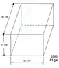 83 Gallon RV Water Tank - S-W2083 - Plastic-Mart