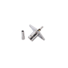 BNC (F) 4 Hole Panel Mount Connector for RG174 Cable -- ET-BFS-4H-1 - Image