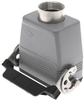 Standard, Rectangular Hood, size 57.27, Single Latch with gasket, Top PG21 cable entry - CAV-10LG21 - Mencom Corporation