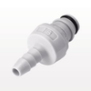 Coupling Insert, In-Line Hose Barb, Shut Off -- NS1D220212 - Image