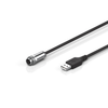 C9900-K533,-K546...K548 | USB cable, shielded, PVC, 1 x 2 x AWG28 + 2C AWG20, fixed installation, black - Image