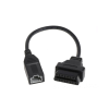 OBDII female connector to RJ45 overmolded jack - QLC16114 - QL-Custom Technology Limited