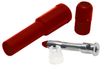 4Mm Shrouded Banana Plug, 20A, Red; Gender Mueller Electric - 17AH8793 - Newark, An Avnet Company