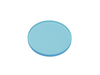 Bandpass Filter, Colored Glass, 25.4 mm, Blue Bandpass, BG40 Glass -- FSR-BG40 - Image