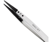 Excelta Four Star Utility Tweezer 169C-RT - Carbon Fiber Straight Soft Tip -.08 Tip Width - 5 in Length - EXCELTA 169C-RT - R. S. Hughes Company, Inc.
