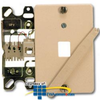 Suttle 6-Conductor Wallplate with Quick Connect &.. - 630ABC6 - TelephoneStuff.com