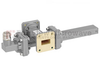 50 dB WR-75 Waveguide Crossguide Coupler with Square Cover Flange and N Female Coupled Port from 10 GHz to 15 GHz in Bronze - FMWCT1067 - Fairview Microwave Inc.