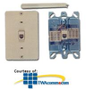 Allen Tel Wall Phone Jack - 110 Termination - AT630ABC - TelephoneStuff.com