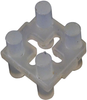 Led Mount, Nylon 6.6; Height Bivar - 02E2472 - Newark, An Avnet Company