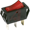 Switch, Rocker; SPST; 16 A @ 125 VAC, 10 A @ 250 VAC; 125/250; On-None-Off -- 70128130