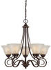 Mid. Chandeliers-Glass Up - 631643 - Light Center (The)