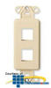 Leviton QuickPort Decora Plus Insert - 2 Port - 40850 - TelephoneStuff.com