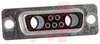 connector,d-subminiature,hybrid receptacle,5 signal and for 2 coaxial contact - 70145011 - Allied Electronics, Inc.