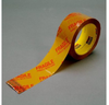 3M Scotch 3734 Tan Printed Box Sealing Tape - Pattern/Text = FRAGILE, HANDLE WITH CARE - 48 mm Width x 50 m Length - 2.5 mil Thick - 72417 - 021200-72417 - R. S. Hughes Company, Inc.