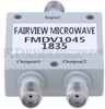 2 Way Power Divider SMA Interface from 4 GHz to 8 GHz Rated at 30 Watts -- FMDV1045 - Image