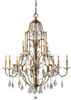 Light Multi-Tier Chandelier - F2479/8+4OBZ - Murray Feiss Lighting