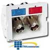 Siemon Flat Coax CT Coupler with 2 BNC Adapters - CT-BA-BA-02 - TelephoneStuff.com
